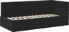 vidaXL Hoekbed met hoofdeinde, zwart, 90 cm x 200 cm, Productafbeelding-voorbeeld 4