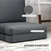 HOMCOM Podlahová pohovka 3 v 1, skládací rozkládací pohovka Náhled obrázku produktu 5