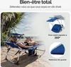 CASARIA® Lettino Prendisole Pieghevole Malta 210x61cm con Anteprima dell’immagine prodotto 5