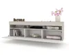 Fernsehschrank TV-Lowboard PLAY HÄNGEND Cashmere/Weiß Matt Produktbild-Vorschau 3
