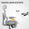 HOMCOM Bürostuhl Schreibtischstuhl mit Armlehne, Produktbild-Vorschau 5