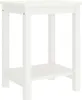 A white side table photographed against a white background. Produktbild-Vorschau