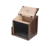 FATIVO Vorschlagsbox Spendenbox mit Schloss, Holz Produktbild-Vorschau 6