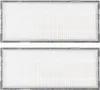 Two white HEPA filters with gray frames, shown from a top-down perspective against a white background. Produktbild-Vorschau