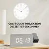 Projektionswecker für Schlafzimmer, Digitale Projektionsuhr Produktbild-Vorschau 3