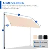 Markiza balkonowa FCH 300x120x(200–300) cm, markiza na Podgląd zdjęcia produktu 2
