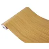 A roll of wood-patterned wallpaper or contact paper on a white background. Produktbild-Vorschau