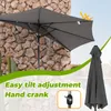 Angel Living 250cm Halbrund Sonnenschirm, Produktbild-Vorschau 6