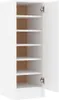 vidaXL Schuhschrank Weiß 32x35x92 cm Holzwerkstoff Produktbild-Vorschau 1