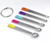 5 Teile/satz Mini Messlöffel Bunte Silikon Edelstahl Lange Produktbild-Vorschau 7
