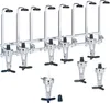 Relaxdays Barbutler da parete, dosatore per 8 bottiglie, Anteprima dell’immagine prodotto 6