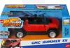 A Hot Wheels Pull-Back Speeders GMC Hummer EV toy car in its retail packaging. Anteprima dell’immagine prodotto