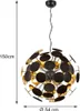 A pendant light fixture with multiple circular elements. Podgląd zdjęcia produktu
