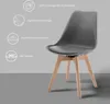 WOLTU Esszimmerstühle drehbar, Design Stuhl, modern, aus Produktbild-Vorschau 5