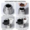 Edelstahl-Mokkakanne, 2-Tassen-Espressokocher für Herd, Produktbild-Vorschau 5
