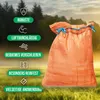 Bazko 20x Raschelsäcke 42x60 cm 15 kg | orange | Netzsäcke Produktbild-Vorschau 2