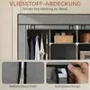 HOMCOM Stoffschrank Kleiderschrank mit Kleiderstange, 10 Produktbild-Vorschau 5
