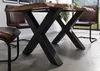 MASSIVMOEBEL24 Baumtisch Sheesham 160x90x77 grau gebeizt / Produktbild-Vorschau 2