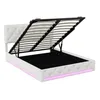 INONEFT Boxspringbett 140x200cm mit LED, Polsterbett mit Produktbild-Vorschau 12