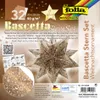 folia Dépliants étoile Bascetta "Ornement 2" 200 x 200 mm Voir les images du produit 1