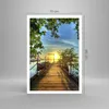 Poster - Poster ohne Rahmen - See Sonnenuntergang Boot Produktbild-Vorschau 4