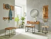 HAKU Wandgarderobe akazie, schwarz - Massivholz, Metall, Produktbild-Vorschau 9