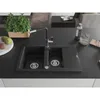 Mexen Gaspar 1,5-Becken-Granitspüle mit Abtropffläche und Produktbild-Vorschau 3