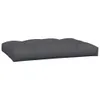 A single gray pallet cushion is shown against a white background. Produktbild-Vorschau