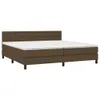 Boxspringbett mit Matratze & LED Dunkelbraun 200x200 cm Produktbild-Vorschau 3