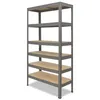 shelfplaza PRO 200x80x40 cm Schwerlastregal in grau mit 6 Produktbild-Vorschau 6