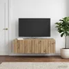 vidaXL Wandmontierter TV-Schrank 98 x 41 x 30 cm Produktbild-Vorschau 2