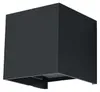 Applique LUCA noir LED IP54 1xLED 7W aluminium 10x10x10cm Voir les images du produit 13