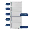 Armoire multi-usages de 75 cm de large avec étagères Voir les images du produit 3