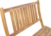 A close-up view of the wooden slats of a garden bench. Produktbild-Vorschau