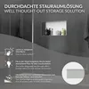 LuxeBath Wandnische aus Edelstahl, 60x30x10 cm, Silber, Produktbild-Vorschau 4