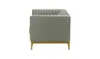 SLF24 - Zweisitzer-Sofa Slender Wood - hellgrau - Velluto Produktbild-Vorschau 3