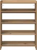 vidaXL Botník Artisan dub 60x25x81 cm Materiál na bázi Náhled obrázku produktu 4