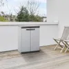 Armoire basse en résine pvc à deux portes, modèle à deux Voir les images du produit 2