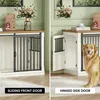 101cm Hundekäfig-Möbel, Hundebox für Zuhause mit 3 Türen Produktbild-Vorschau 3