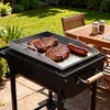 Edelstahl Grillplatte mit Grillspachtel Plancha Set für Produktbild-Vorschau 6