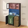 BEALIFE Geschirrschrank AP121 100x40x180 cm | Produktbild-Vorschau 8