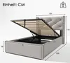 Sweiko Boxspringbett Polsterbett mit Kopfteil und Produktbild-Vorschau 7
