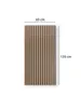 holz4home® 4er Set Akustikpaneele 120x60cm Eiche I Filz Produktbild-Vorschau 6