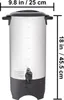 SucceBuy - Caffettiera professionale, 50 tazze, acciaio Anteprima dell’immagine prodotto 8