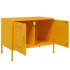 TV-Schrank Senfgelb 68x39x50,5 cm Stahl Produktbild-Vorschau 8