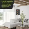 Coemo Eckregal Corner 60 aus Holz 3 Etagen Anthrazit Produktbild-Vorschau 4