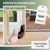 Türstopper 2er Set Katze Bodenstopper Tür Stopper Türkeil Produktbild-Vorschau 2