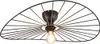 Reality Chapeau Deckenleuchte E27  ⌀60cm Schwarz Matt Produktbild-Vorschau 3