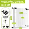 BOMI® Türschutzgitter Ohne Bohren 63-251 cm | 90° Produktbild-Vorschau 2