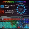 Gaming-Tastatur & Maus & Headset Set,4 in 1,16 RGB Produktbild-Vorschau 7